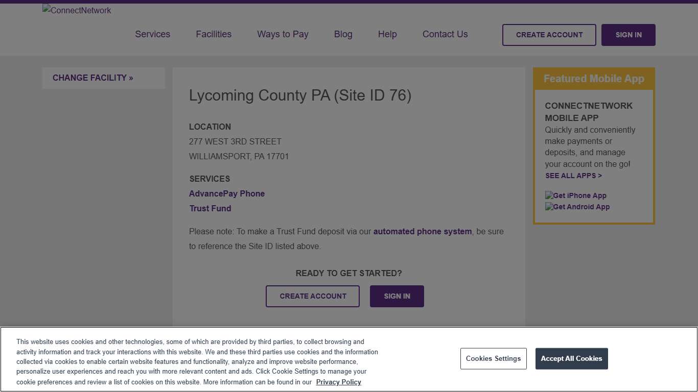 Lycoming County PA ConnectNetwork